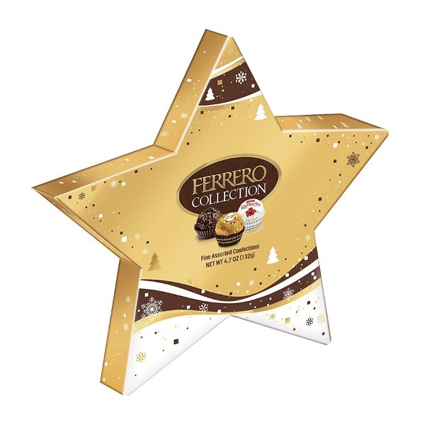 星星造型巧克力礼盒 综合口味装