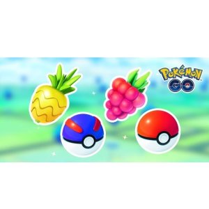 《Pokemon Go》30x Poke Balls, 20x Great Balls/Pinap Berries