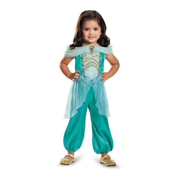 Toddler Disney Princess Jasmine Halloween Costume Jumpsuit