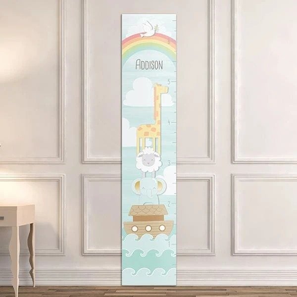 Personalized Noah's Ark Growth Chart