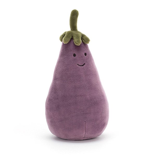 Purple Vivacious Vegetable Eggplant Soft Toy