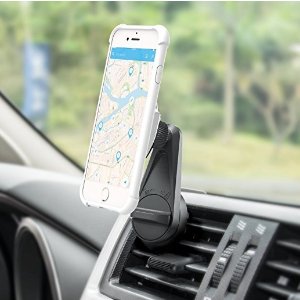 Car Mount, F-color Air Vent Car Phone Mount Cell Phone Holder for Car Magnetic Support Smartphones iPhone, Samsung, HTC, LG, Google Pixel,GPS Devices, Strong Magnets, Stable, Easy Install, Black