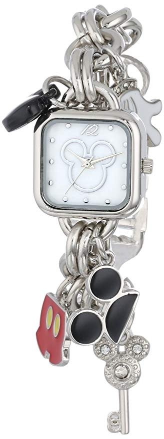 Women's MK2059 Mickey Mouse Charm Bracelet Watch