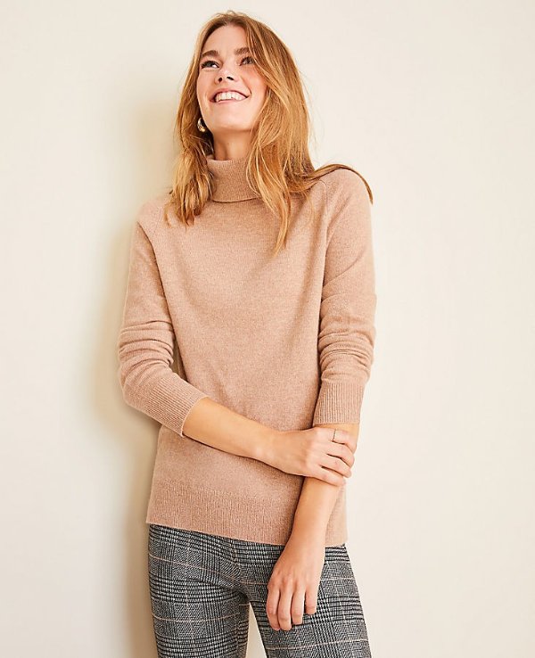 Cashmere Turtleneck Sweater | Ann Taylor