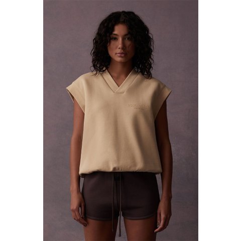 Women s Sand V-Neck Vest | PacSun