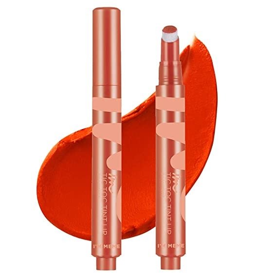 I'M Tictoc Tint Lip Cashmere | Soft Matte Finish Lipstick | 012 Orange Blush Blouson | K-Beauty