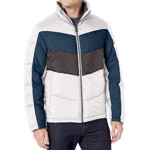 Lucky Brand Men's Southold Zip Front Quilted Ski Jacket