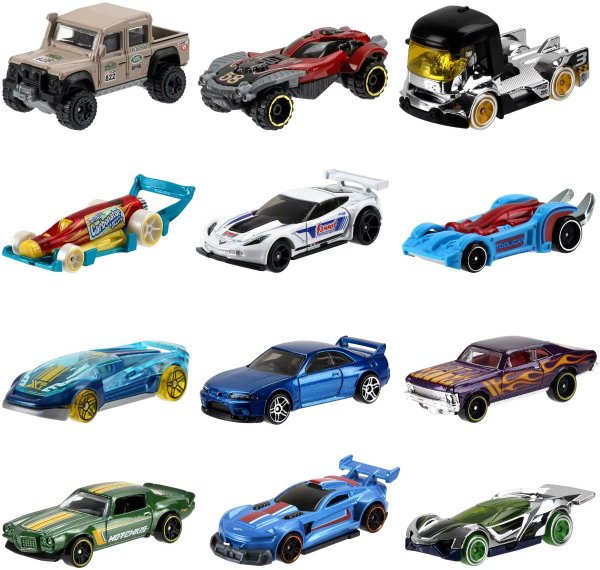 Basic Car, 1:64 Scale Toy Vehicle for Collectors & Kids (1 Car; Styles May Vary)