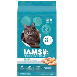 IAMS 成年猫咪鸡肉味干粮 22磅