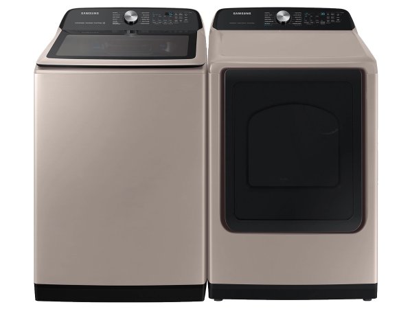 智能洗衣机+烘干机组合  5.2 cu. ft.+ 7.4 cu. ft