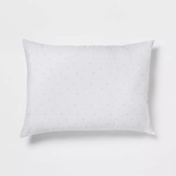 Plush Pillow Standard/Queen White
