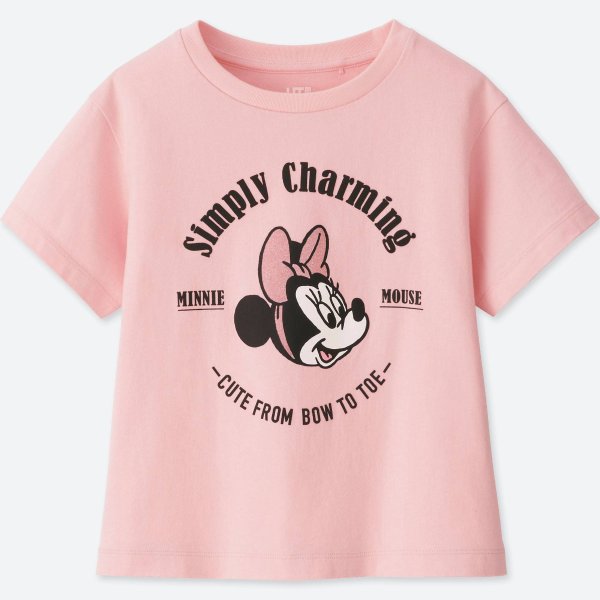 GIRLS MINNIE MOUSE BEST FRIENDS FOREVER SHORT-SLEEVE GRAPHIC T-SHIRT