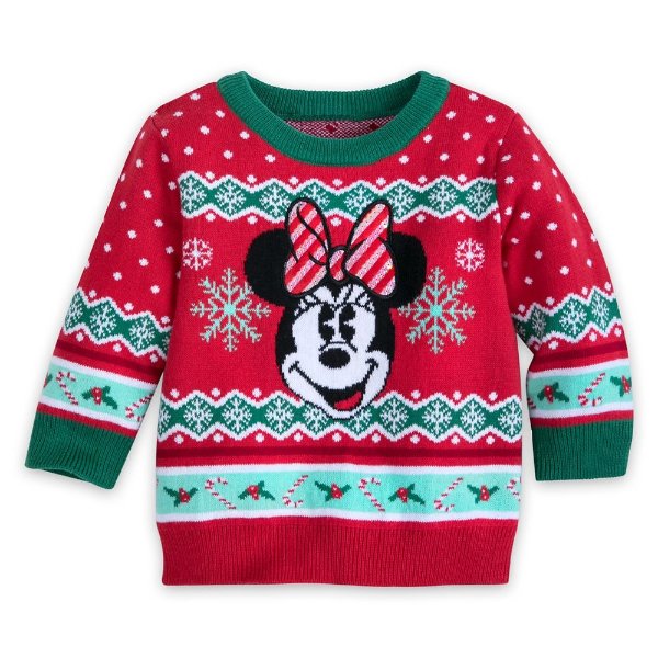 Minnie Mouse Holiday Sweater for Baby | shopDisney