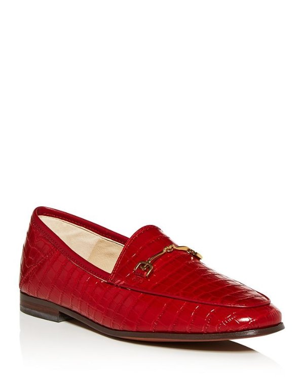 Women's Loraine Croc-Embossed Apron-Toe Loafers - 100% Exclusive