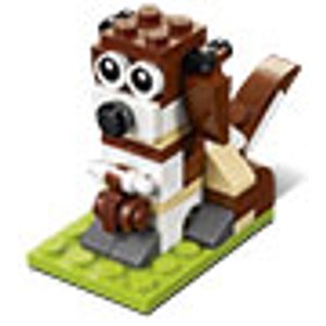 LEGO 乐高专卖店11月店内儿童活动，搭建小狗