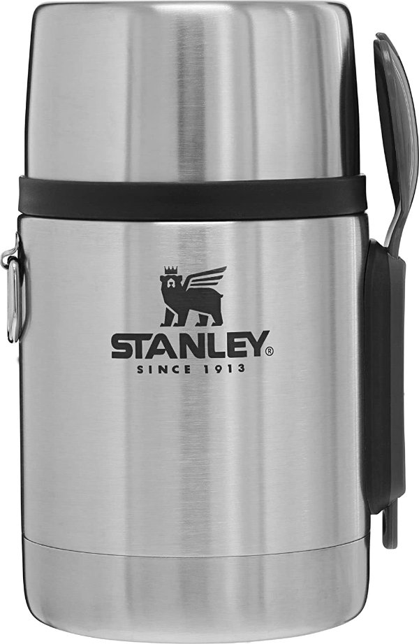 Classic Legendary Vacuum Insulated Food Jar 18 oz – Stainless Steel, Naturally BPA-Free Container – Keeps Food/Liquid Hot or Cold for 15 Hours – Leak Resistant, Easy Clean