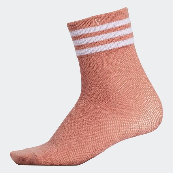 Mesh Striped Quarter Socks