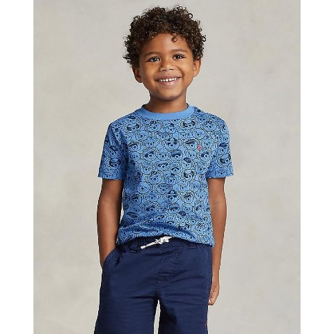 Polo Ralph LaurenBoys  Polo Bear Cotton Jersey Tee - Little Kid, Big Kid