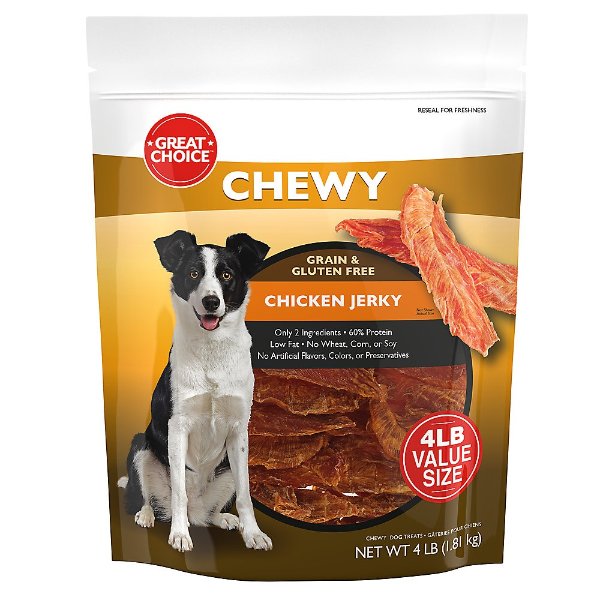 ® Chewy Jerky Dog Treat - Grain Free, Gluten Free, Chicken