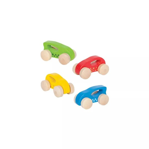 Little Autos - Set of 4 Wooden Toy Cars