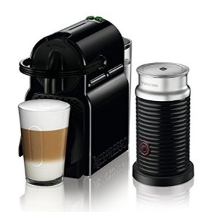 Nespresso Inissia Espresso Machine by De'Longhi with Aeroccino, Black