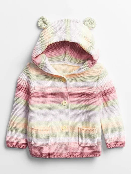Baby Unity Stripe Hooded Sweater