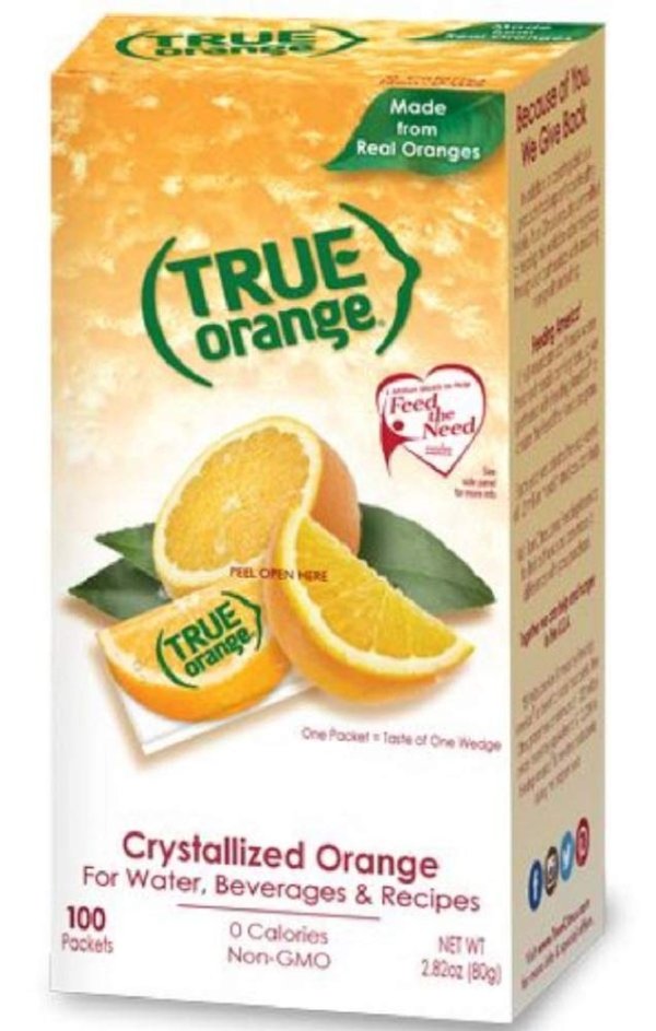 True Citrus Orange 100 Count, red