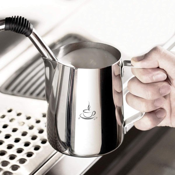 Fly Skyline 咖啡机用不锈钢奶泡杯 14盎司容量