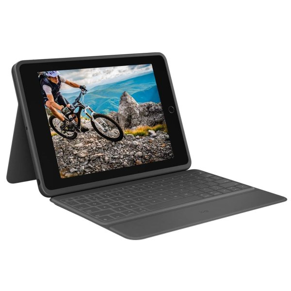 Logitech Rugged Folio iPad 9代 保护壳+防水键盘