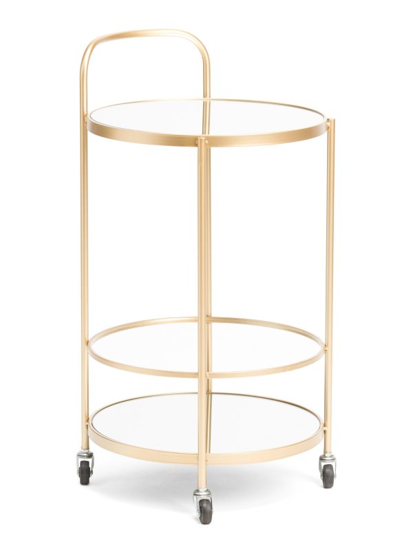 Mirrored Plant Stand