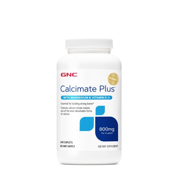 Calcimate Plus® Magnesium & Vitamin D-3 800mg - 240 Caplets