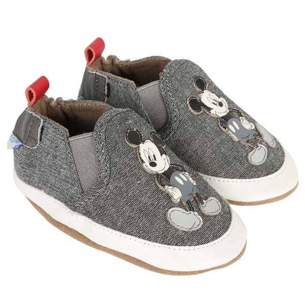 Disney Old School Mickey Baby Shoes, Soft Soles
