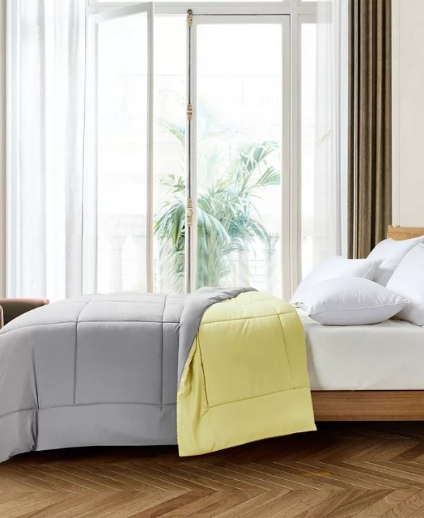 CLOSEOUT! Reversible Down Alternative Comforter, Twin, Created for Macy's