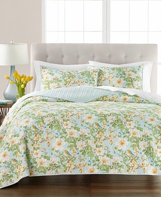 Hello Sunshine Floral Quilt, Created for Macy's Hello Sunshine Floral Quilt, Twin, Created for Macy's