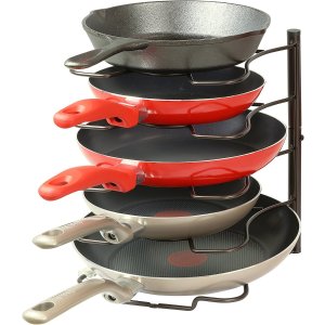 Simple Houseware Pantry Pan and Pot Lid Organizer Rack