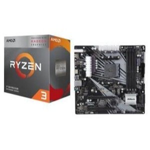 AMD RYZEN 3 3200G APU + ASRock B450M/AC 主板套装