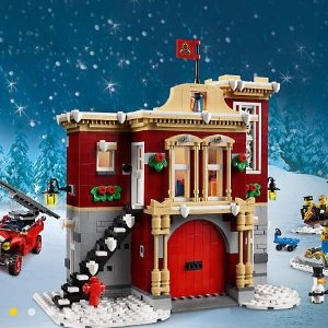 LEGO乐高官网 2018圣诞 冬日消防站10263，上市以来好折扣