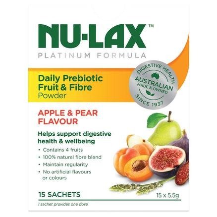 Nu-Lax 乐康膏 益生菌水果纤维粉 5.5gX15袋