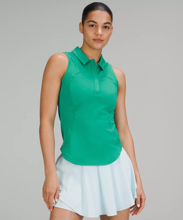 Quick-Dry Sleeveless Polo Shirt | Women's Sleeveless & Tank Tops | lululemon