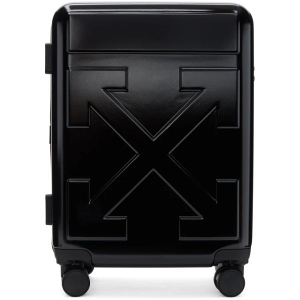 Black Arrows Trolley Carry-On Suitcase