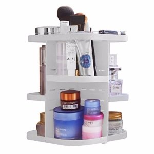 Becoyou Makeup Organizer 360° Rotating Acrylic Cosmetic Storage Case