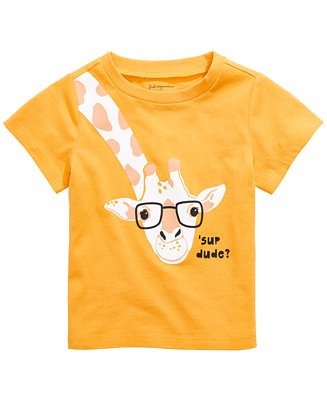Toddler Boys 'Sup Giraffe Graphic Cotton T-Shirt, Created for Macy's