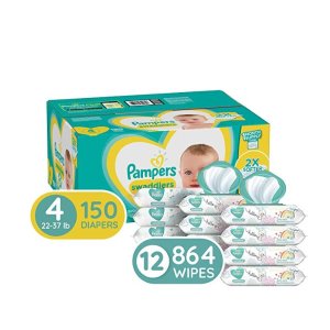 Amazon Pampers Baby Diapers+Wipes Sale