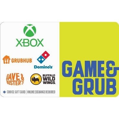 Game and Grub 电子礼卡 