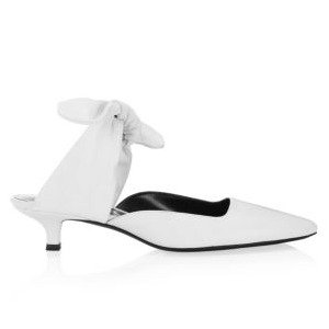 - Coco Bow Leather Pumps