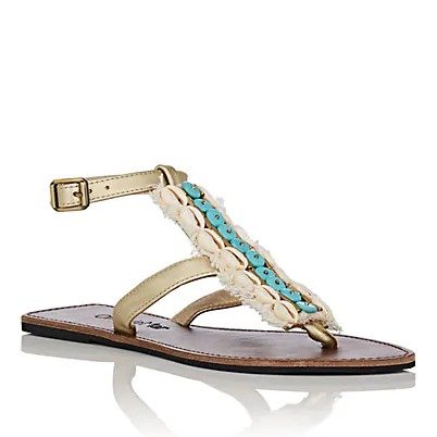 Embroidered Ankle-Strap Sandals Embroidered Ankle-Strap Sandals