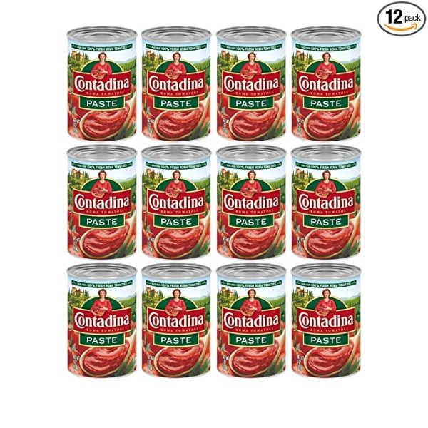 Tomato Paste, 12 Pack, 6 oz Can
