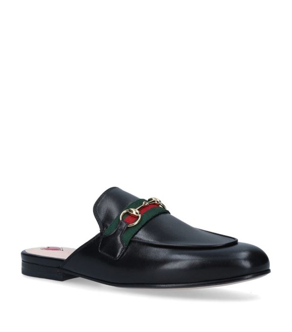 Leather Princetown Slippers | Harrods US