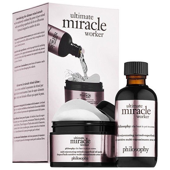 Ultimate Miracle Worker Multi-Rejuvenating Retinol + Superfood Oil and Pads