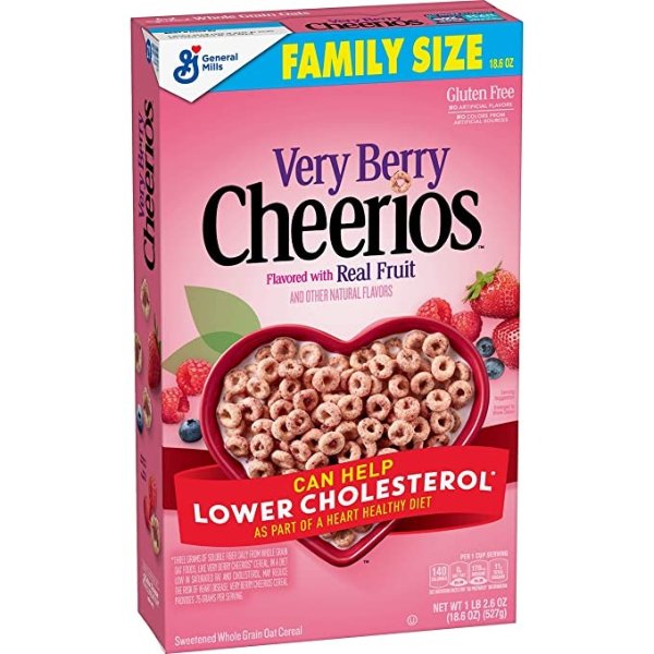 Very Berry, Breakfast Cereal with Oats, Gluten Free, 18.6 oz